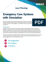 Strategic Healthcare Planning: Improving Emergency Care Systems With Simulation