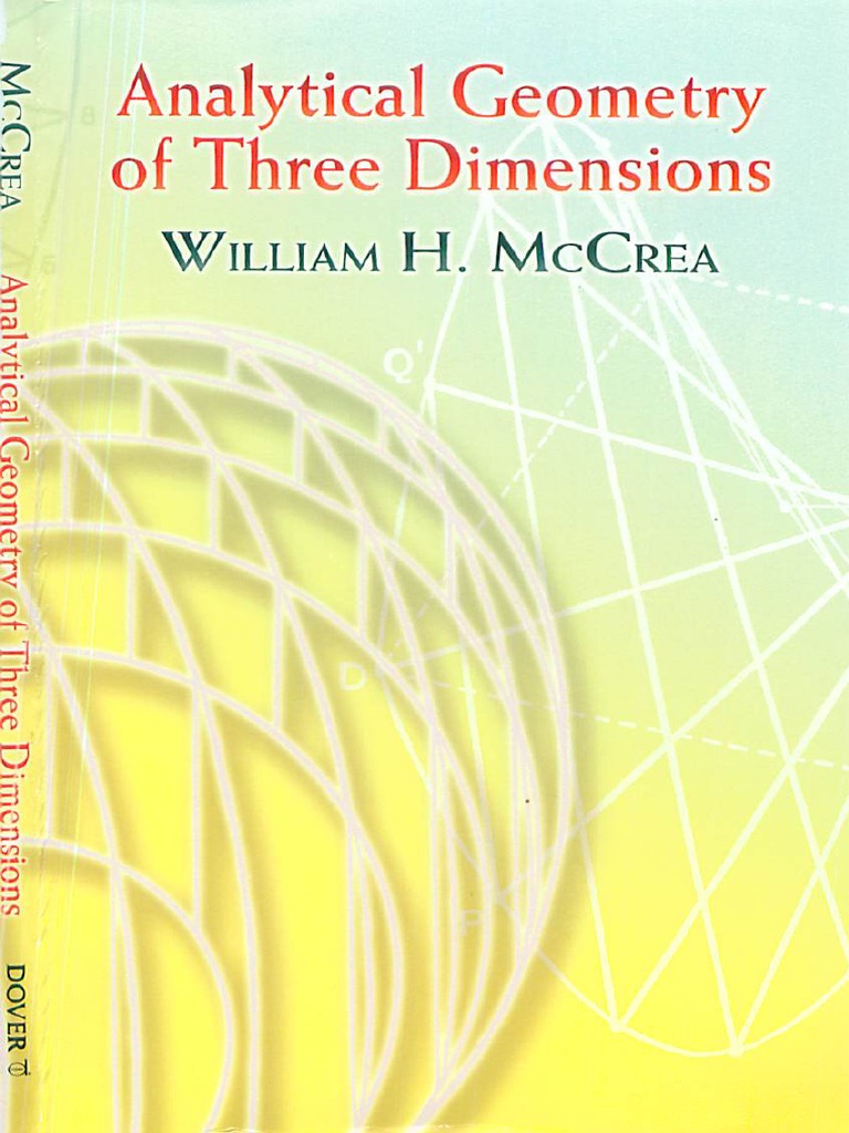 Analytical Geometry of Three Dimensions PDF