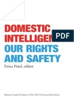Domestic Intelligence: Our Rights and Our Safety