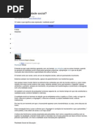 O que é realidade social