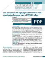 Kielbus - The Influence of Ageing On Structure and Mechanical Properties of WE54 Alloy PDF