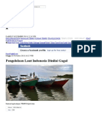 Pengelolaan Laut Indonesia Dinilai Gagal - Nasional - Tempo