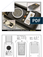 Classic Star Trek Alpha Communicator Blueprints