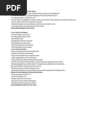 Maksud Adab Dengan Ibu Bapa Pdf
