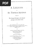 Lexicon of St. Thomas (2) Deferrari | PDF