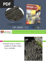 Powerpoint nr. 5 - História de uma rocha sedimentar