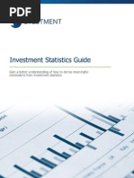 Evestment Investment Statistics A Reference Guide September 2012 PDF