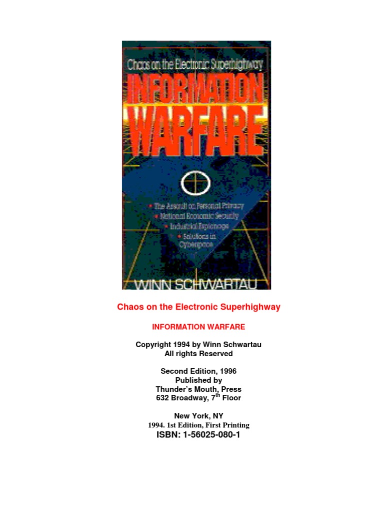 Information Warfare Book | Security Hacker | Online Safety ...