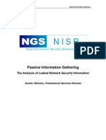 Ngs Passive Information Gathering
