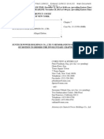 SDNY Bk - Doc 12 MOL in Support of Dismissal