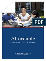 Gordon-Conwell Affordability Booklet