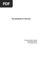 Sources of The Law PDF