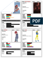 Mutant character profiles