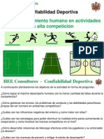 Confiabilidad Deportiva Curso en El Club HEE Consultores