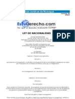 Leyes de Nacionalidad y Naturalizacion