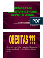 Mengatasi Obesitas Dengan Cepat Dan Aman DR Lany Dewi Wijono Mgizi SPGK PDF