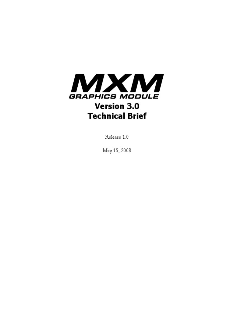 MXM Version 3.0. | PDF | Office Equipment | Computer Hardware
