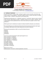 Technical Text Mistakes PDF