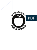 Afterschool Programming Club Curriculum