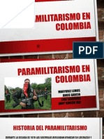 Paramilitarismo en Colombia