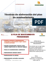 Tecnicas de Planes de Mantenimiento - ESPAÑA PDF
