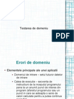 Testarea de domeniu