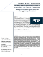 Psicoterapia Neurocognitivo-Comportamental - Uma Interface Entre Psicologia e Neurociência