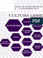 Programa Cultura Libre Bienal Arts Mediales 2013