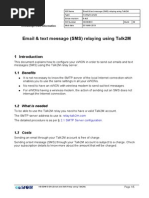 Email and SMS Relay using Talk2M eWON 2005_4005