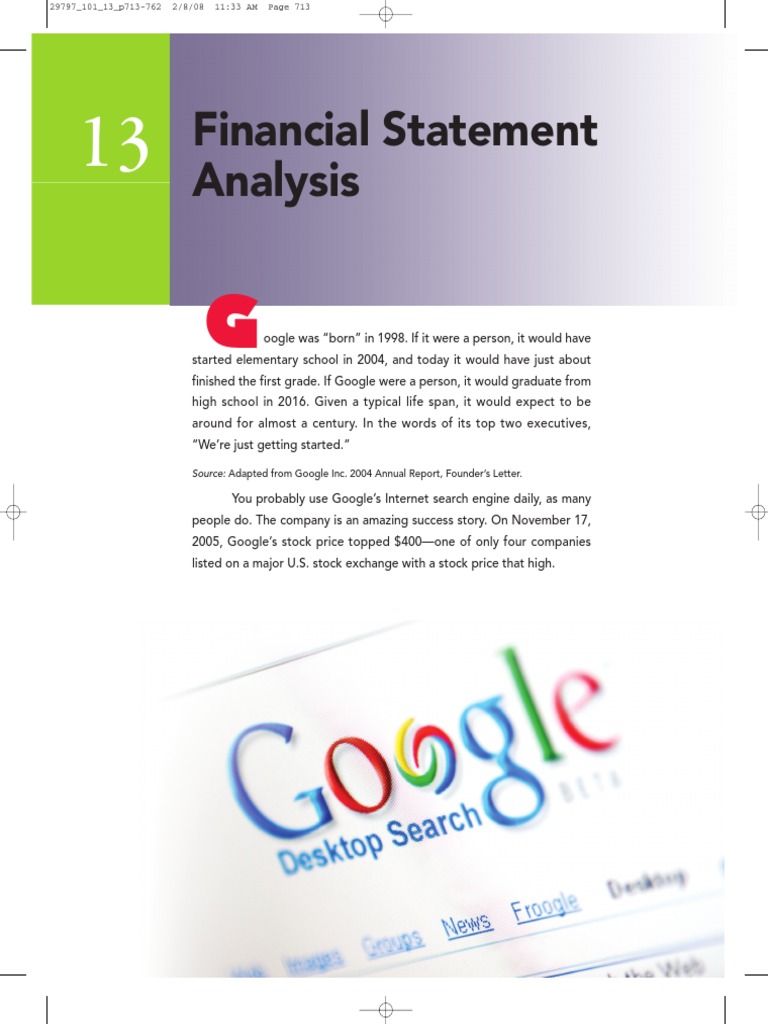 Google Financial Performance 2004 Analysis | PDF | Inventory | Revenue