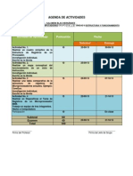 Agenda de Actividades Unidad II