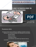 Examenul Clinic Si Radiologic in Extractia Dentara