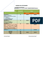 Agenda de Actividades