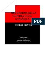 Recuerdos de La Guerra Civil Española