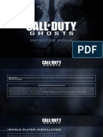 Call of Duty Ghosts Xbox 360 Manual