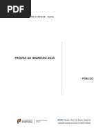 Guia Das Provas de Ingresso 2013