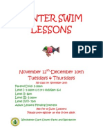 Winter Swim Lessons 2013