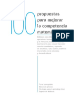 100 PROPUESTAS PARA MEJORAR LA COMPETENCIA MATEMÁTICA