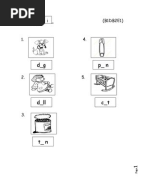 BAHASA INGGERIS PENILAIAN SUMATIF TAHUN 1