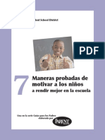 7 Maneras de Motivar en La Escuela