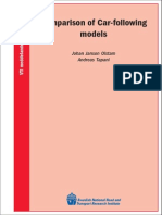 Jamforelse Av Car Followingmodeller