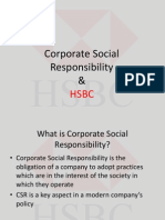 CSR & HSBC's Economic, Discretionary, Legal & Ethical Responsibilities