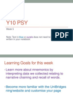 2103 Year 10 Psychology Week 5