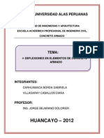 Deflexiones en Elementos de Concreto Armado-Tarea