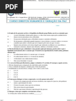 ___ FUNDAÇÃO DEMÓCRITO ROCHA - DIREITOS HUMANOS E GERAÇÃO DA PAZ___