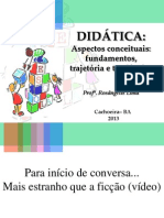 1- DIDÁTICA - TRAJETÓRIA E TENDÊNCIAS(MODIFICADO)