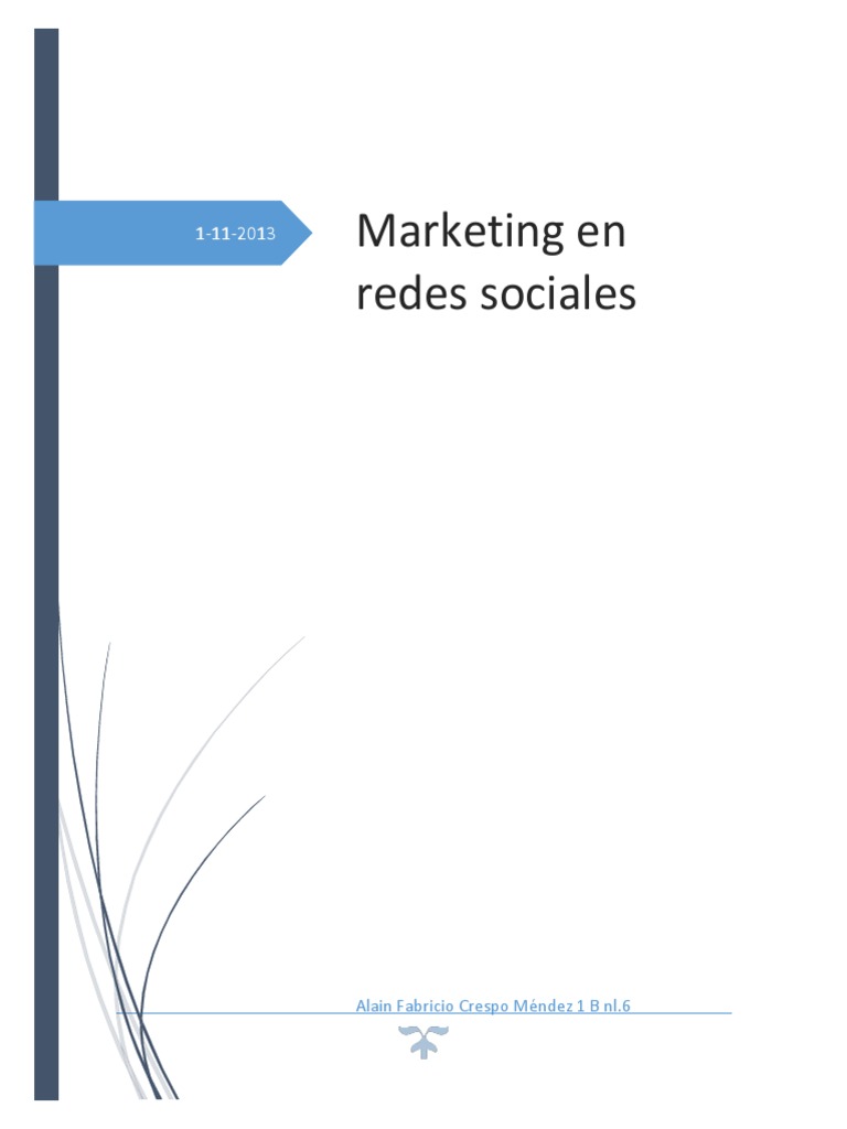 Marketing en Redes Sociales: Estrategias 2.0 | PDF | Servicio de redes ...