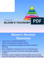 Blooms Taxonomy