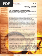 Download The Integration Policy Paradox Does the United States Have an Integration Policy for Immigrants and Their Children by Division of Global Affairs SN18253028 doc pdf