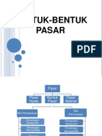 Bentuk Pasar dan Peran Pemerintah